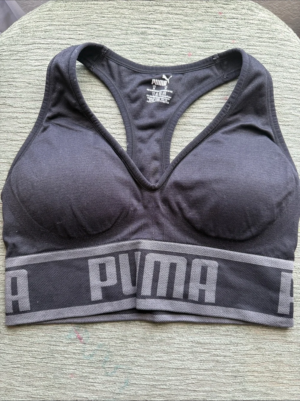 Mixed Color Racerback Sports Bra Bundle — Pink, Teal, Plum, Black - Picture 8 of 9